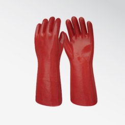GUANTE PVC ROJO