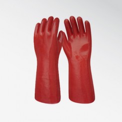 GUANTE PVC ROJO